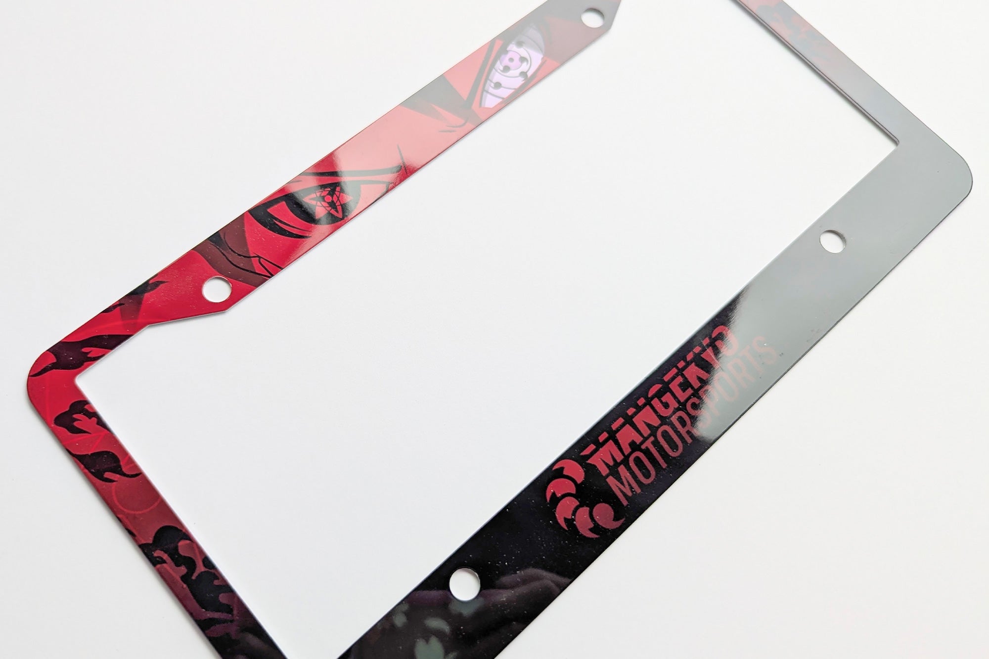 Mangekyo license plate frame