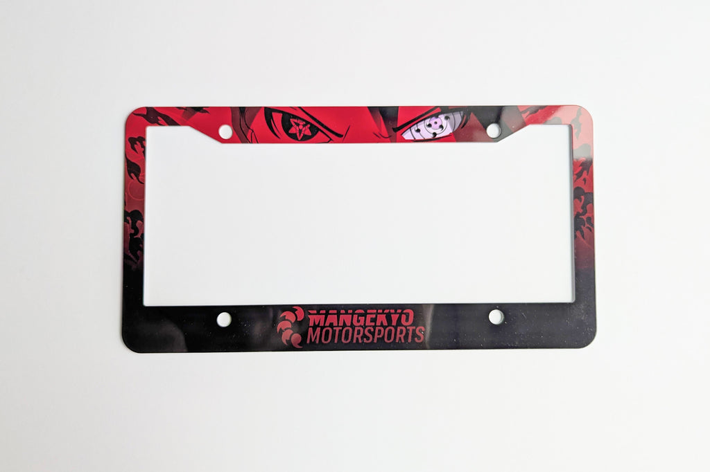 Custom license plate frame