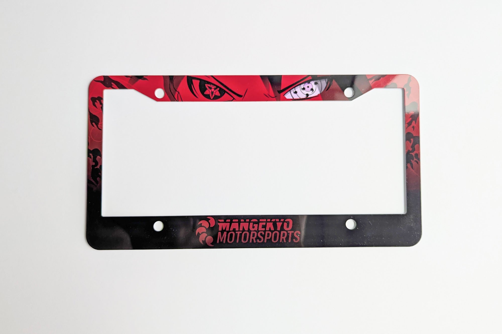 Mangekyo license plate frame