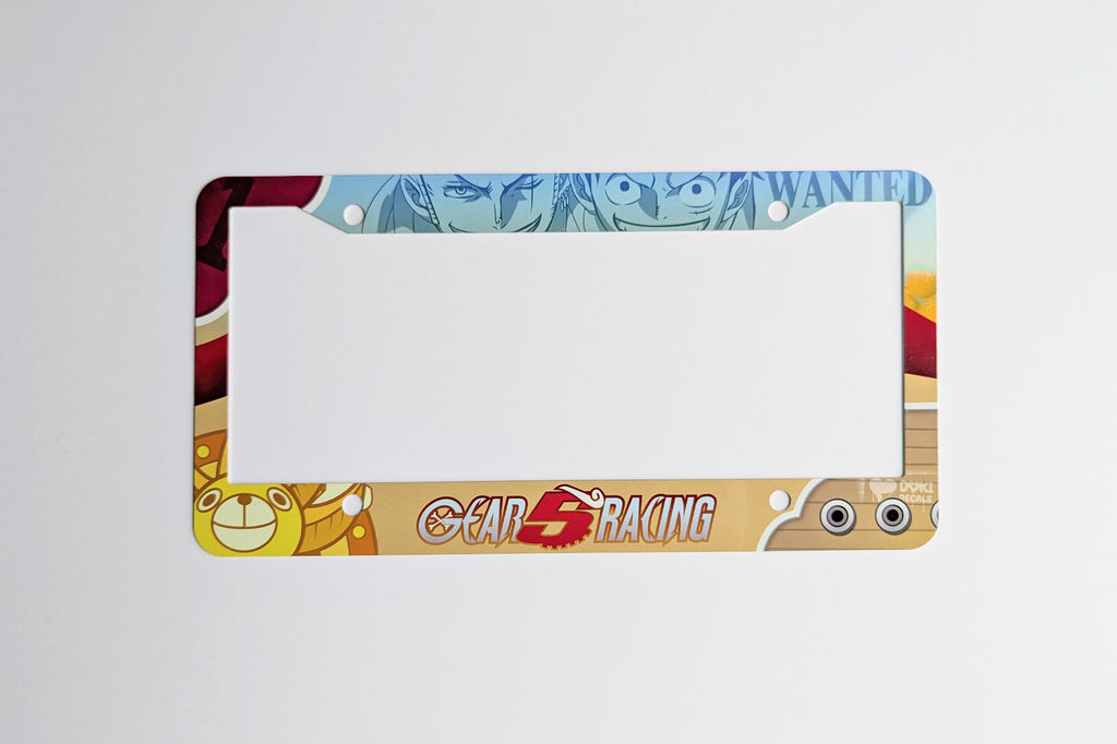 Custom license plate frame